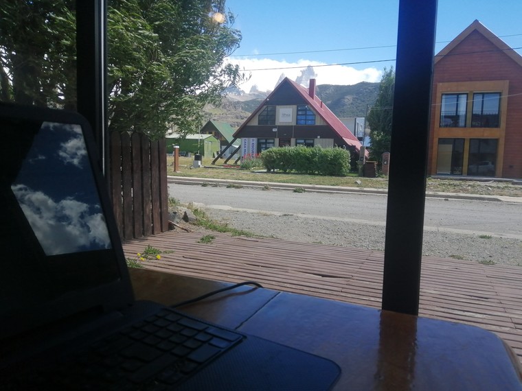 Fitz Roy from the window
