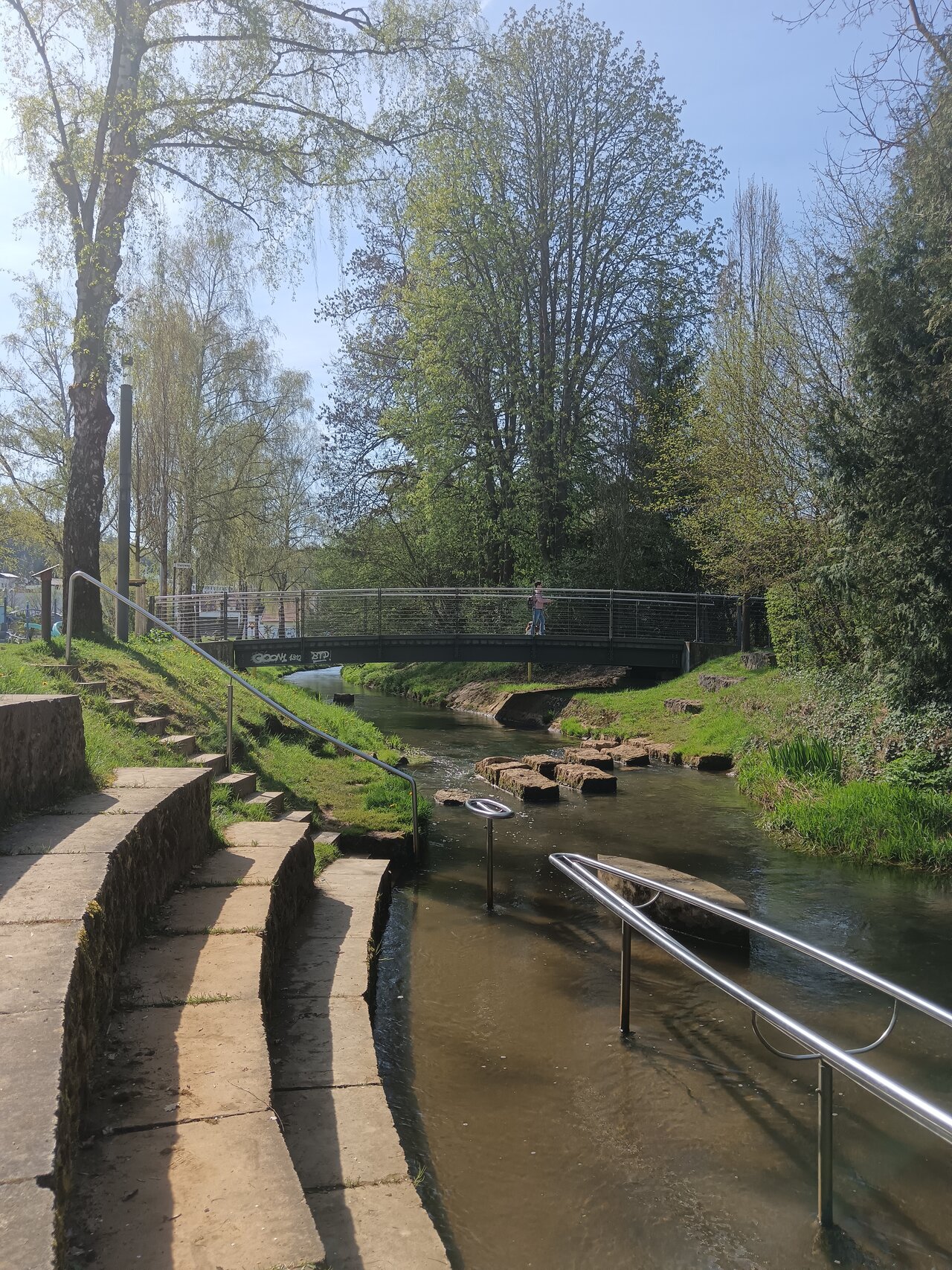 Pegnitz River in Pegnitz