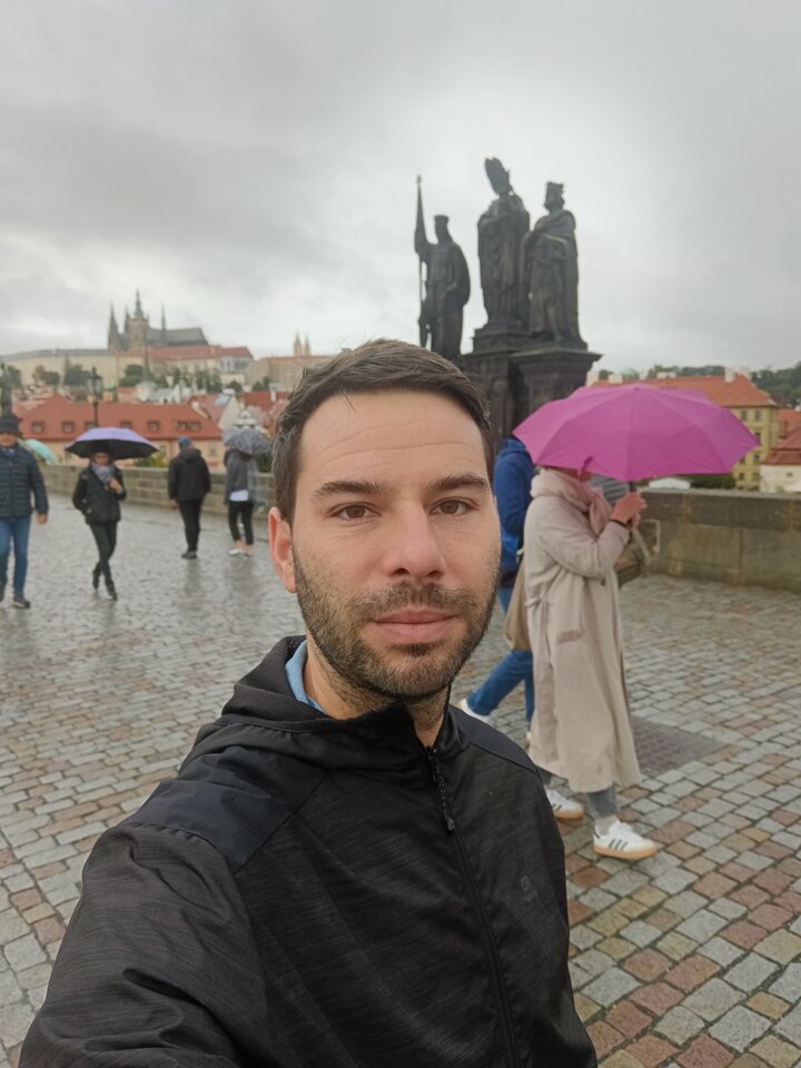 Me at the Charles Bridge