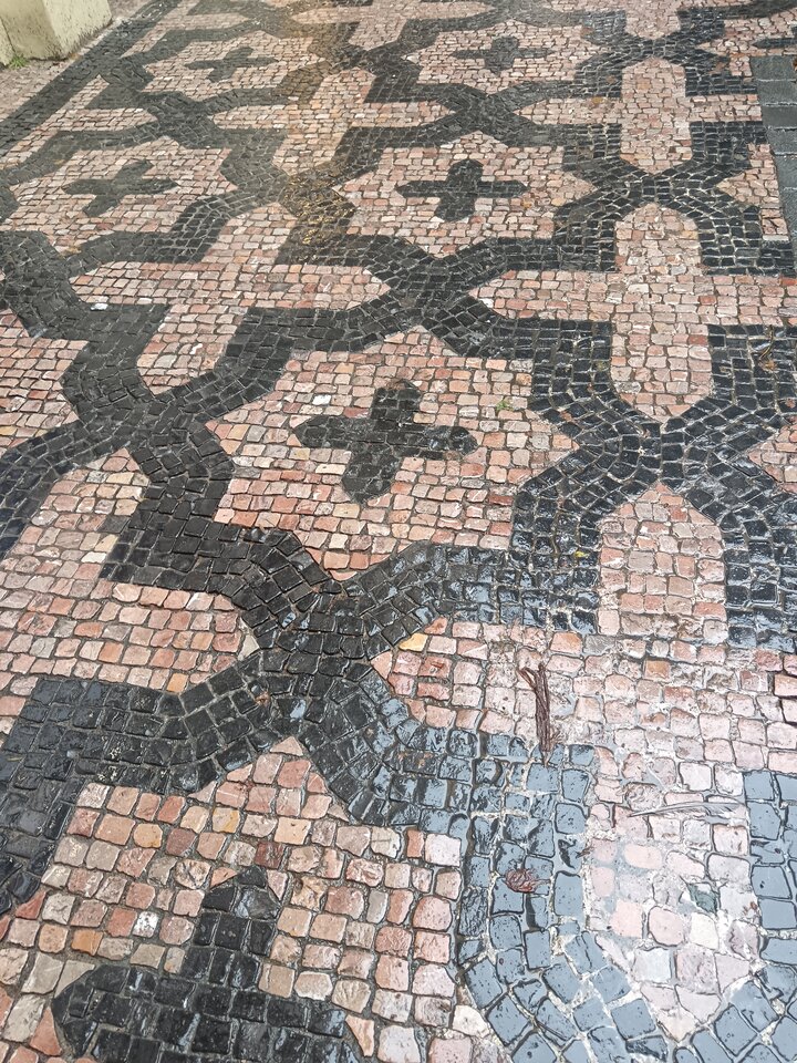 Cobblestone street